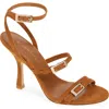 Stuart Weitzman Georgie Ankle Strap Sandal In Hazel