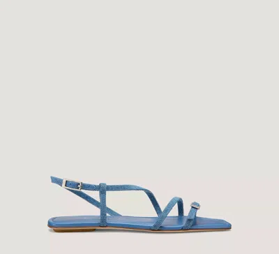 Stuart Weitzman Georgie Sandal In Blue