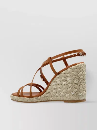 Stuart Weitzman Georgie Strappy Wedge Espadrilles