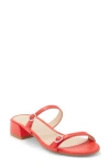 Stuart Weitzman Ginger Xtal Block 35 Leather Sandal In Multi