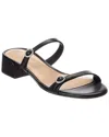Stuart Weitzman Ginger Xtal Block 35 Leather Sandal In Multi