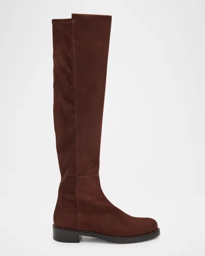 STUART WEITZMAN GISELE SUEDE KNEE BOOTS