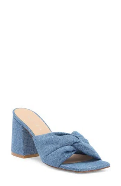 Stuart Weitzman Glamknot 85 Slide Sandal In Washed