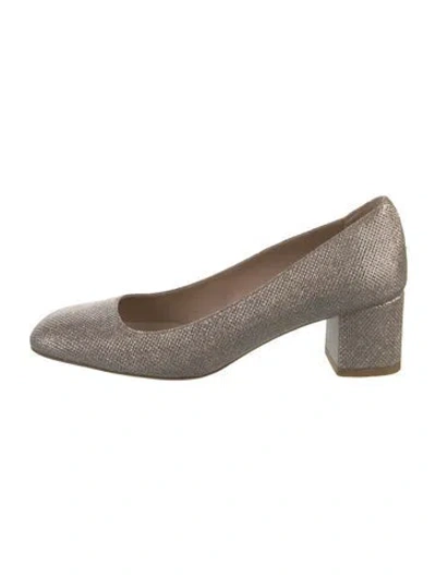 Pre-owned Stuart Weitzman Glitter Glitter Accents Pumps