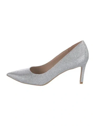 Pre-owned Stuart Weitzman Glitter Glitter Accents Pumps