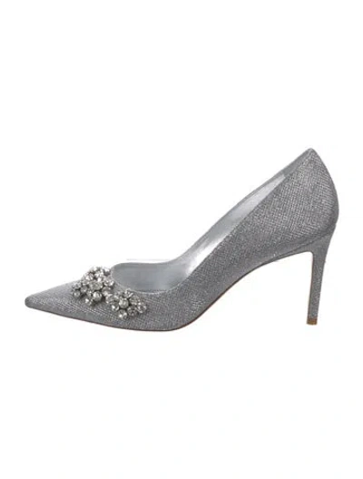 Pre-owned Stuart Weitzman Glitter Patterned Pumps
