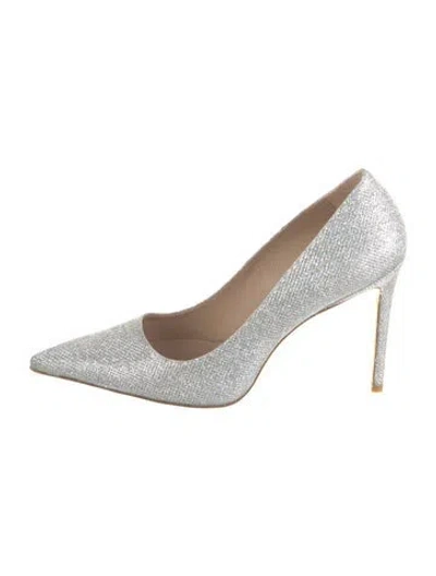Pre-owned Stuart Weitzman Glitter Patterned Pumps