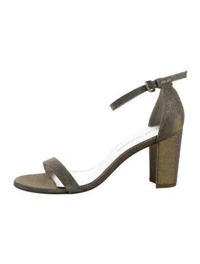 Pre-owned Stuart Weitzman Glitter Sandals