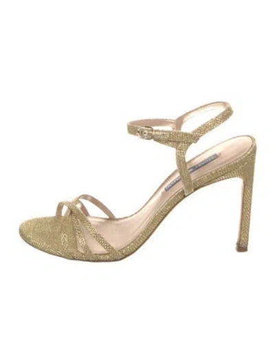 Pre-owned Stuart Weitzman Glitter Sandals