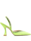 Stuart Weitzman Pumps Mit Kristallen 110mm In Green