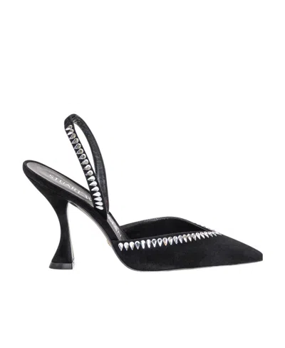 STUART WEITZMAN STUART WEITZMAN GMCT POINTED TOE SLINGBACK PUMPS