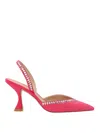 Stuart Weitzman Woman Pumps Fuchsia Size 10.5 Soft Leather In Fucsia