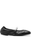 Stuart Weitzman Ballet Flats  Woman Color Black In Black