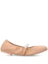 Stuart Weitzman Goldie Ballet Flats In Neutrals
