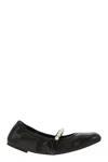 Stuart Weitzman Goldie Ballet Flat Black