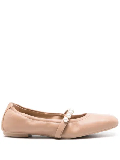 Stuart Weitzman Goldie Ballet Flats In Neutrals