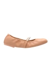 Stuart Weitzman Goldie Ballerina Shoes In Nude
