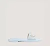 Stuart Weitzman Goldie Slide In Light Blue