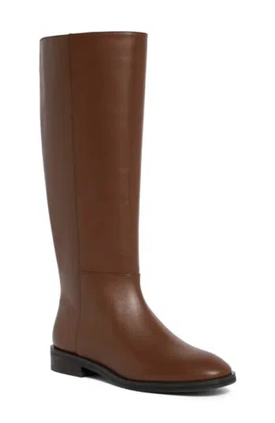 Stuart Weitzman Gracie Tubo Boot In Chocolate