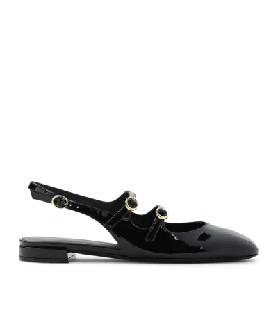 STUART WEITZMAN HALF-HEELED FLAT SANDALS
