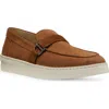 Stuart Weitzman Hamptons Buckle Loafer In Brown