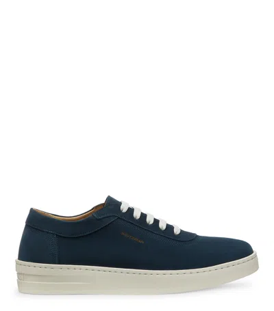 Stuart Weitzman , Hamptons Sneaker, Last Chance, Navy, Suede In Brown