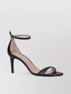 Stuart Weitzman Heel Buckle Open Toe Sandals In Pink