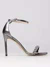 Stuart Weitzman Nudist Ii Sandal 100 In Grey