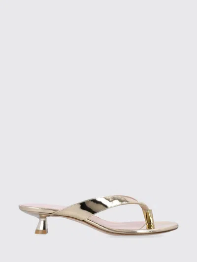 Stuart Weitzman Elegant Flat Shoes For Women In Gold