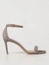 Stuart Weitzman Nudist Ii 75 Sandals In Champagne