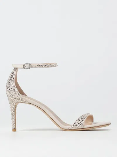 Stuart Weitzman Heeled Sandals  Woman Color Silver