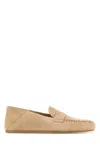 Stuart Weitzman Skin Pink Suede Brooks Loafers
