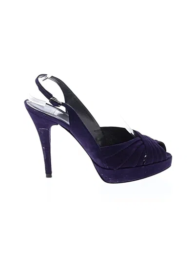 Pre-owned Stuart Weitzman Heels In Purple