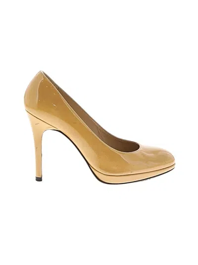 Pre-owned Stuart Weitzman Heels In Yellow
