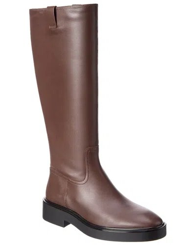 Stuart Weitzman Henley Leather Knee-high Boot In Brown
