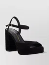 Shop Stuart Weitzman High Block Heel Sandals With Platform Sole