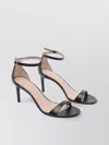 Stuart Weitzman Heel Buckle Open Toe Sandals