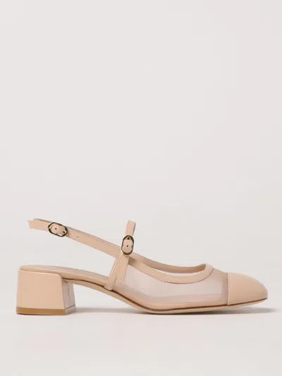 Stuart Weitzman High Heel Shoes  Woman Colour Beige