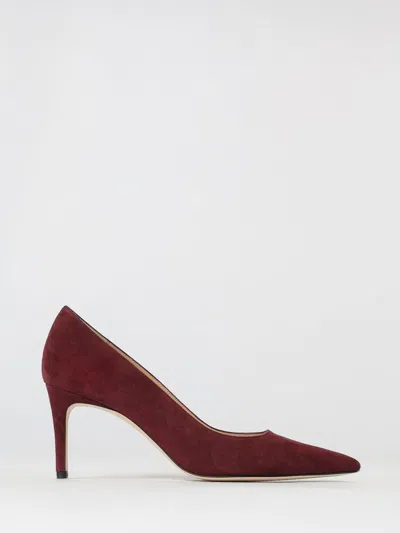 Stuart Weitzman 75mm Pointed-toe Pumps In Red