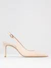Stuart Weitzman 70mm Power Slingback Pumps In Cream