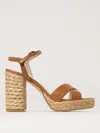 Stuart Weitzman Heel Strap Sandals With Braided Cross Design In Leather