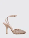 Stuart Weitzman Bareitall Crystal-embellished Ankle Strap Pumps In Neutral