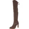 Stuart Weitzman Highland Womens Stretch Heels Over-the-knee Boots In Walnut