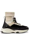 Stuart Weitzman Sw Hiker High-top Trainer Sneakers In 黑色