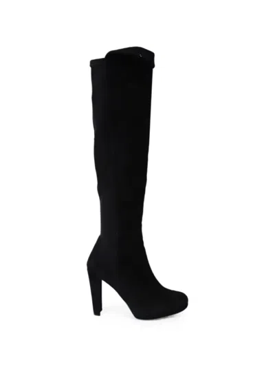 Pre-owned Stuart Weitzman Hiline Knee-high Boots In Black