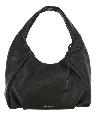 Stuart Weitzman The Moda Hobo Bag In Black