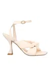 Stuart Weitzman Sandal Playa Ankle Strap 100 In White