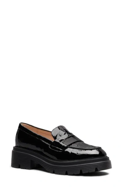 Stuart Weitzman Hudson Lite Loafer In Black