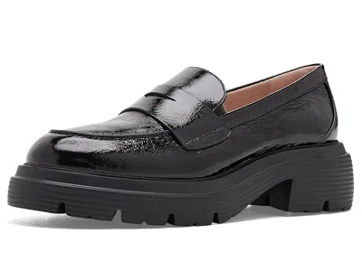 Stuart Weitzman Hudson Lite Loafers Women's Shoes Black: 7.5 M, Leather