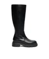 Stuart Weitzman Hudson Lite Zip Boot In Black
